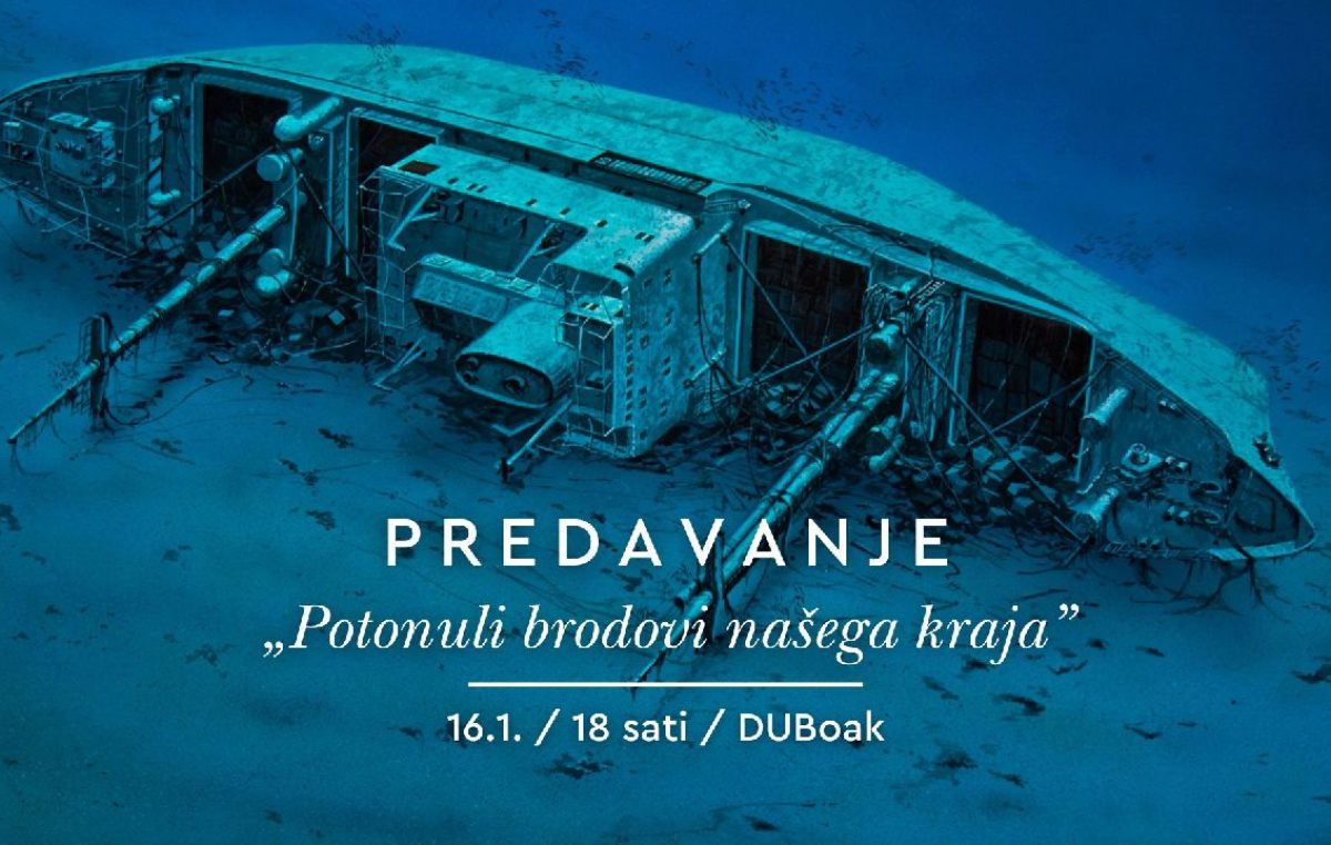 Predavanje “Potonuli brodovi našega kraja” Danijela Frke u DUBoaku