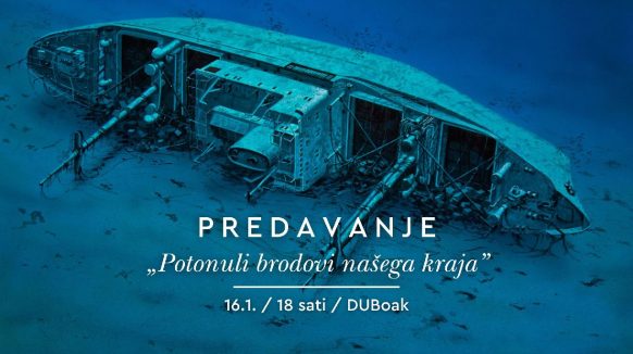 Predavanje “Potonuli brodovi našega kraja” Danijela Frke u DUBoaku
