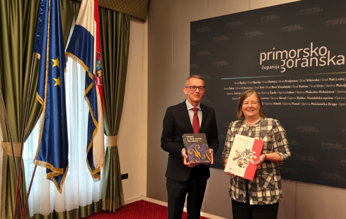 Veleposlanica Irske Wendy Dorman-Smith u posjetu PGŽ : Župan Ivica Lukanović predstavio ambiciozne planove razvoja