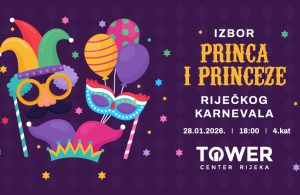 Otvorene su prijave za Izbor princa i princeze Riječkog karnevala 2026. u Toweru!