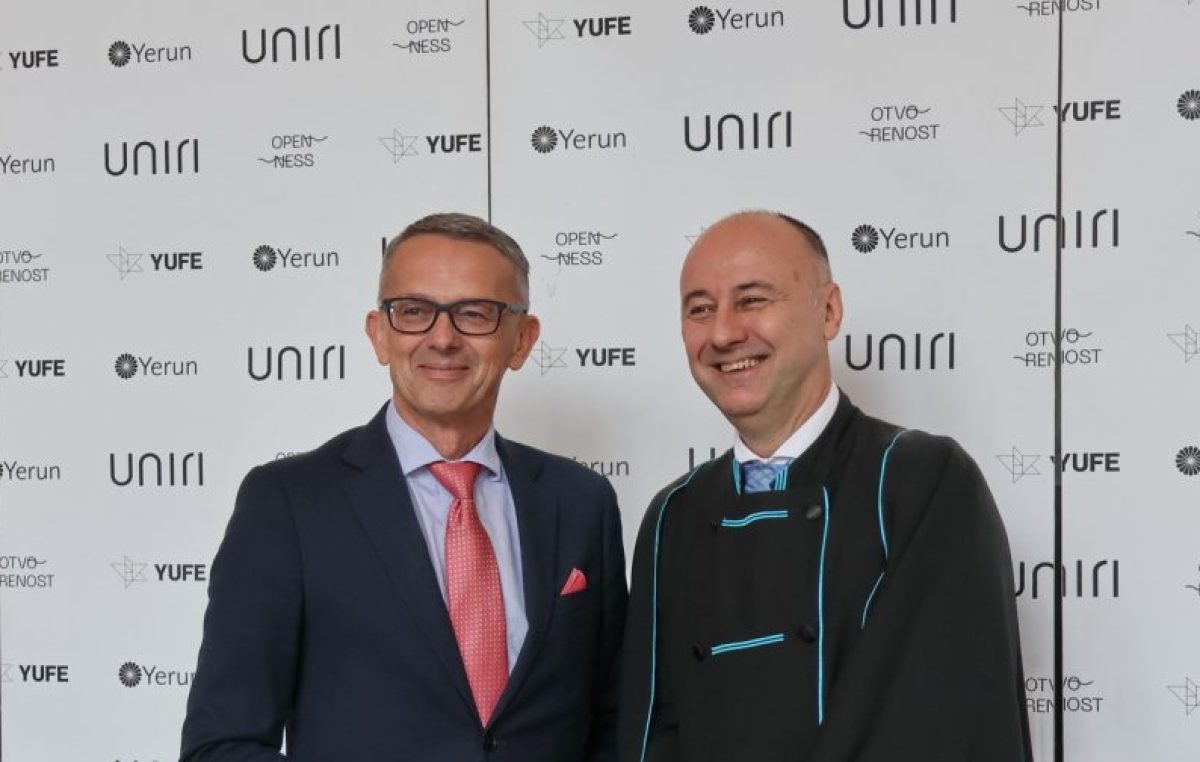 Inauguriran novi rektor Sveučilišta u Rijeci prof. dr. sc. Goran Hauser