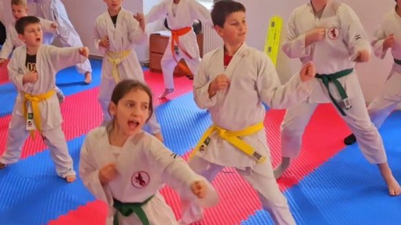 Krčki karatisti na Zimskom karate seminaru u Fužinama