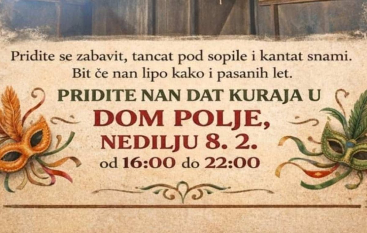 Maškarani tanac pod sopile ove nedjelje u Polju