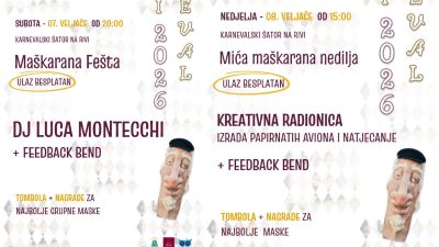 [PROGRAM] Sprema se drugi ludi maškarani vikend u Krku