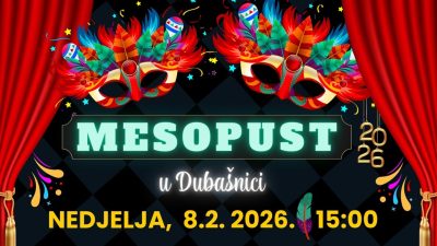 Mesopust u Dubašnici: Vrijeme je za Dječju redutu!