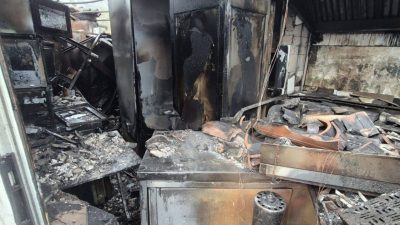 [FOTO] Izgorio ugostiteljski objekt u Njivicama