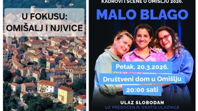 Kadrovi i scene u Omišlju: Predstave “Malo blago” i “Ništa im neće bit'”