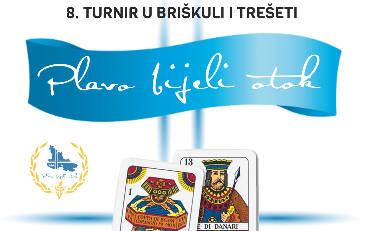 “Plavo bijeli otok” 8. turnir u briškuli i trešeti Udruge navijača Rijeke “Plavo bijeli otok” Krk