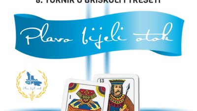 “Plavo bijeli otok” 8. turnir u briškuli i trešeti Udruge navijača Rijeke “Plavo bijeli otok” Krk