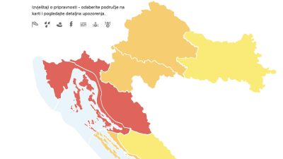 Olujni vjetar ometao promet na Krčkom mostu, izmjeren udar od 144 km/h
