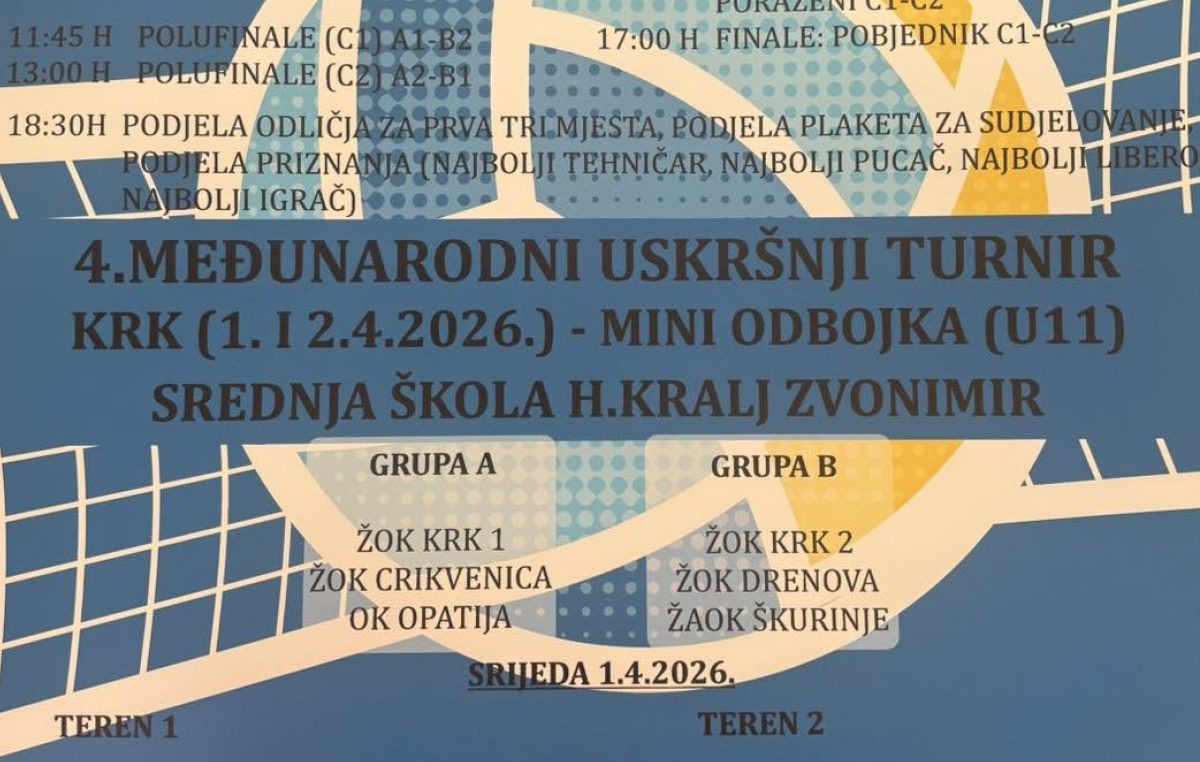 4. Uskršnji odbojkaški turnir u Krku