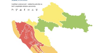 Treća marčana bura: Krk je ponovo u crvenom, vjetar ometa promet na Krčkom mostu