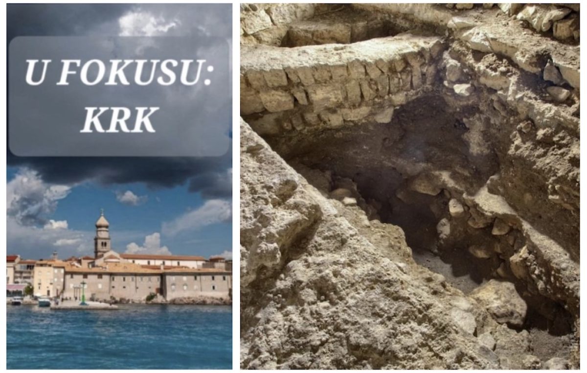 Otkriveni ostaci antičkih termi i srednjovjekovnih ulica u Krku