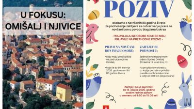Omišalj: Prigodni bon u povodu blagdana Uskrsa starijima od 80 godina