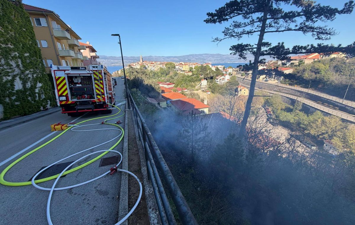 Planuo požar u blizini kuća u Vrbniku