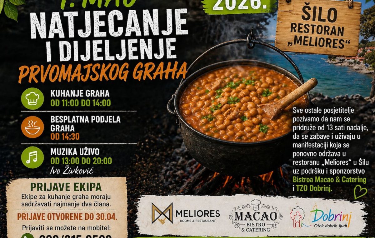 [PROGRAM]  Priroda, zabava i prvomajski grah za Praznik rada na dobrinjštini