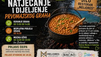 [PROGRAM]  Priroda, zabava i prvomajski grah za Praznik rada na dobrinjštini