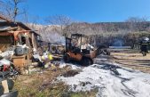 Planuo požar u Baški, izgorjela baraka