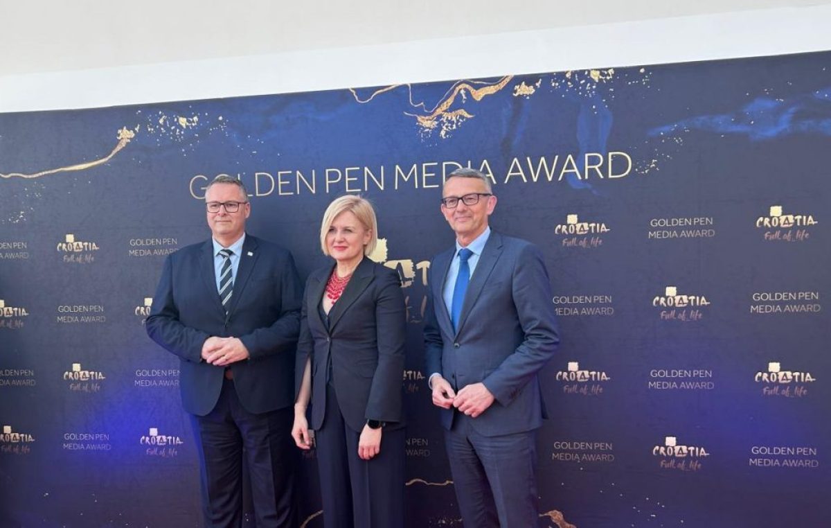 Zlatna penkala u Rijeci: Lukanović istaknuo ulogu medija i snagu Kvarnera kao turističke destinacije