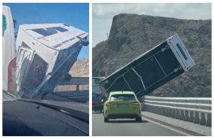 [VIDEO] Nevjerojatan prizor: Kamp kućica visi s ograde Krčkog mosta