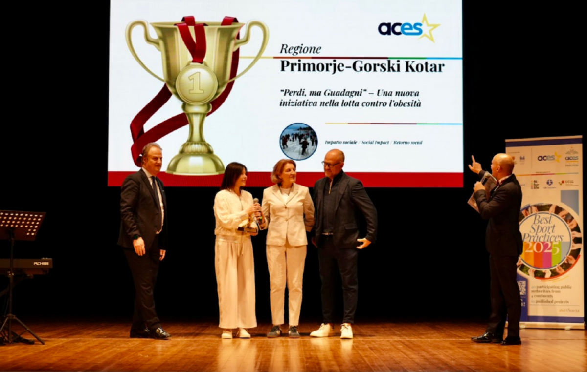 Zlatni djetlić u rukama PGŽ: Nagrađen program sportske rekreacije usmjeren na gubitak kilograma