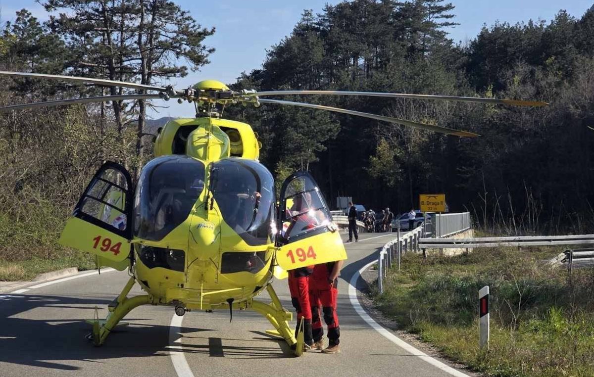 Penjač nastradao na penjalištu kod Baške, intervenirali vatrogasci, HGSS i helikopter HMP