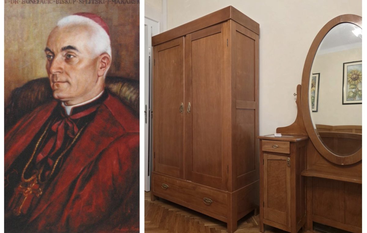 Prodaje se gotovo stotinu godina stari namještaj iz bašćanske rezidencije biskupa Bonefačića