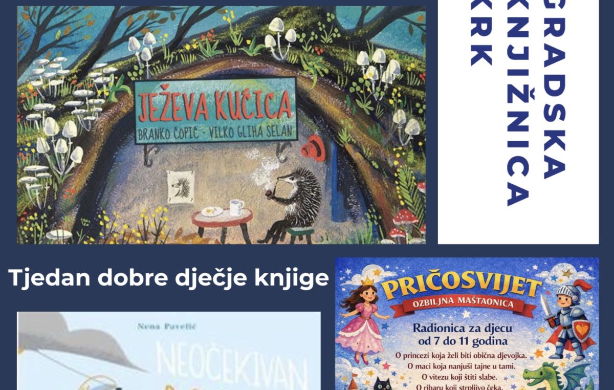 [PROGRAM] Tjedan dobre dječje knjige u Gradskoj knjižnici Krk