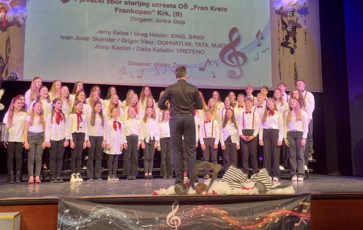 Krčki školski zbor pozvan na državno natjecanje