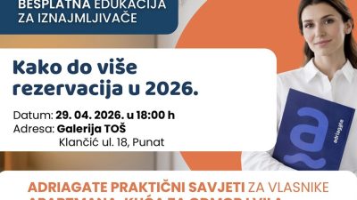 Besplatna edukacija za iznajmljivače: Kako do više rezervacija u 2026.
