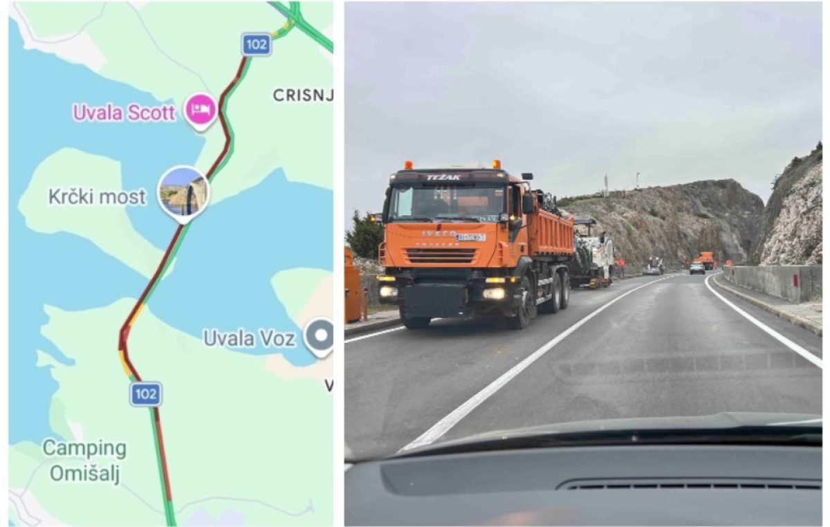 Doznali smo što je (novi) uzrok gužvama na Krčkom mostu – i do kada će trajati