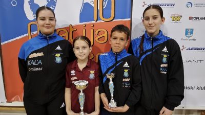 Dva odličja za krčke stolnotenisače na jakom međunarodnom turniru