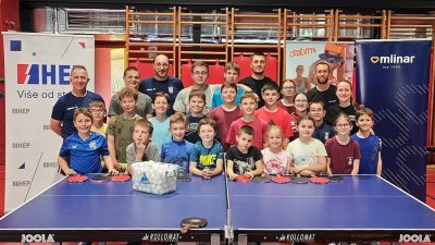 Treneri za regionalni razvoj HSTS-a u posjeti krčkom stolnoteniskom klubu