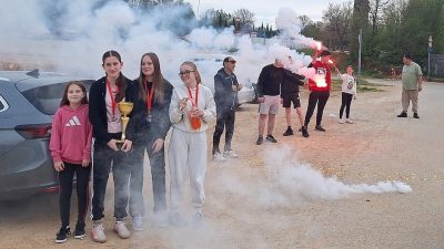 Vatreni doček viceprvakinja Hrvatske u Malinskoj