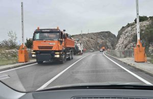 Gužve i kolone na Krčkom mostu, u tijeku su radovi