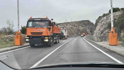 Gužve i kolone na Krčkom mostu, u tijeku su radovi