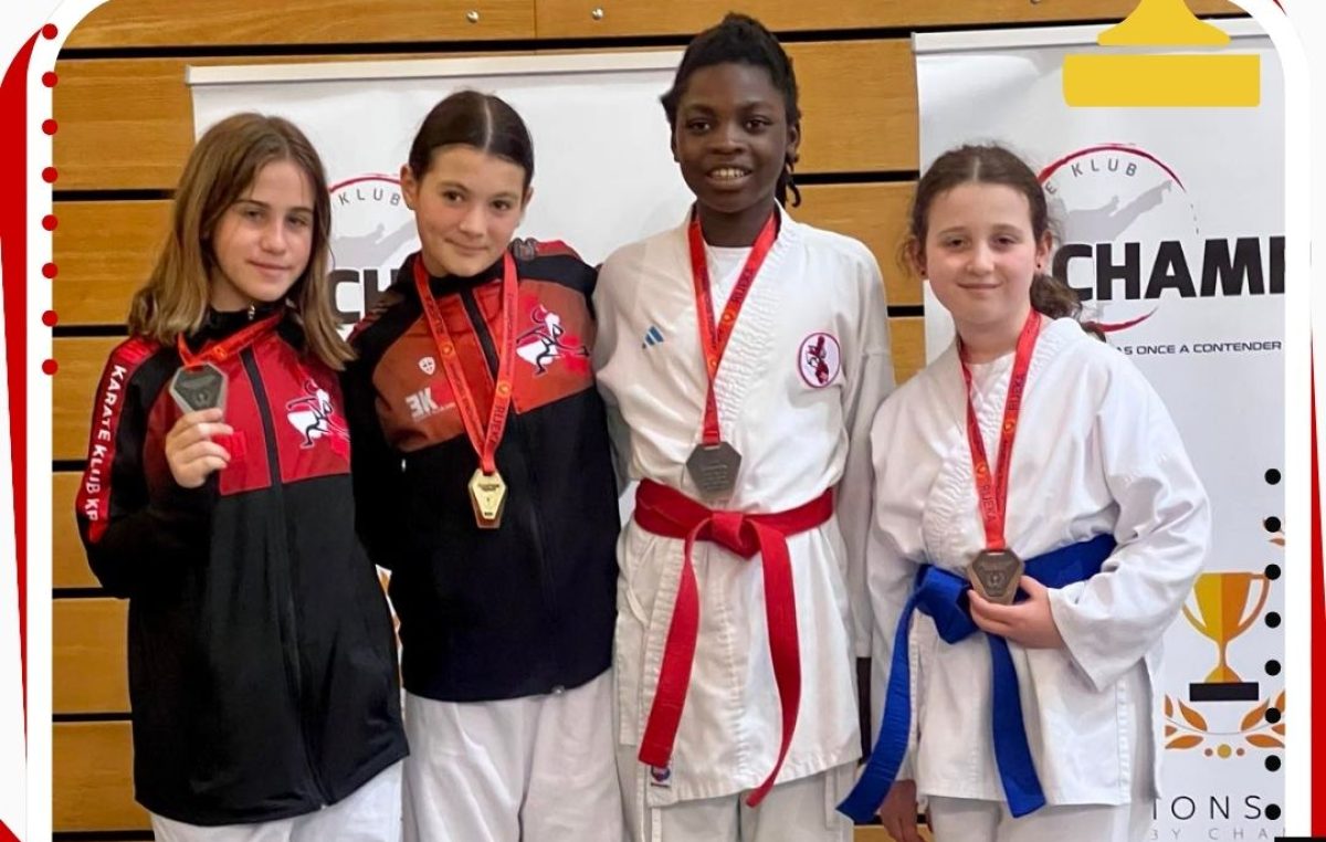 Niz medalja za krčke karatiste na Champions Trophyju