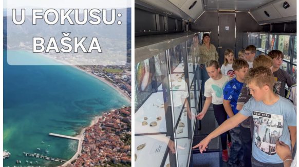 [FOTO/VIDEO]  Obići će cijeli Krk: Putujuća izložba “Blago jadranskog podmorja” otvorena u Baški