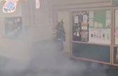 [VIDEO] U OŠ Omišalj održana vatrogasna vježba – požar, evakuacija i spašavanje