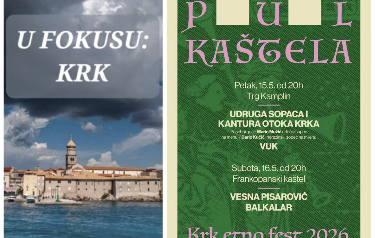 Na 6. Krk Etno Fest: Pul Kaštela dolaze Vesna Pisarović, Balkalar, Vuk i Udruga sopaca i kantura otoka Krka