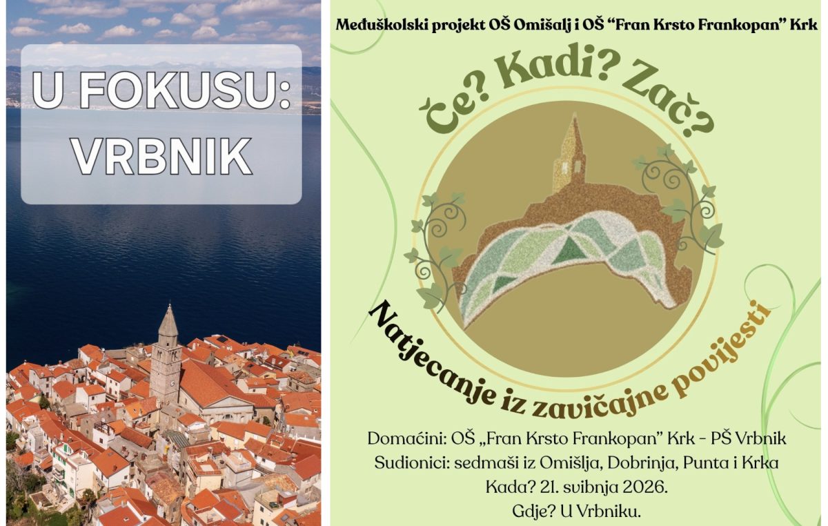 Natjecanje iz zavičajne povijesti “Če? Kadi? Zač?” okuplja mlade povjesničare u Vrbniku
