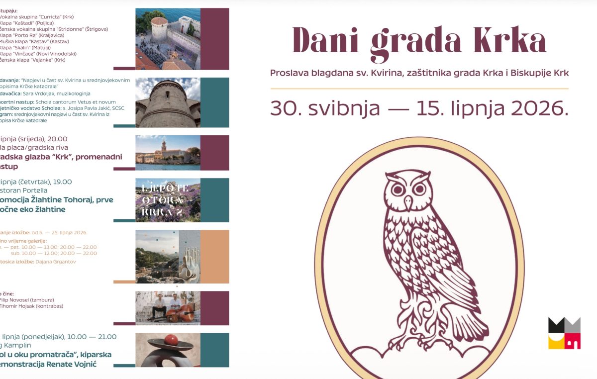 Bogat program u povodu proslave Dana grada Krka ove godine u znaku glazbe