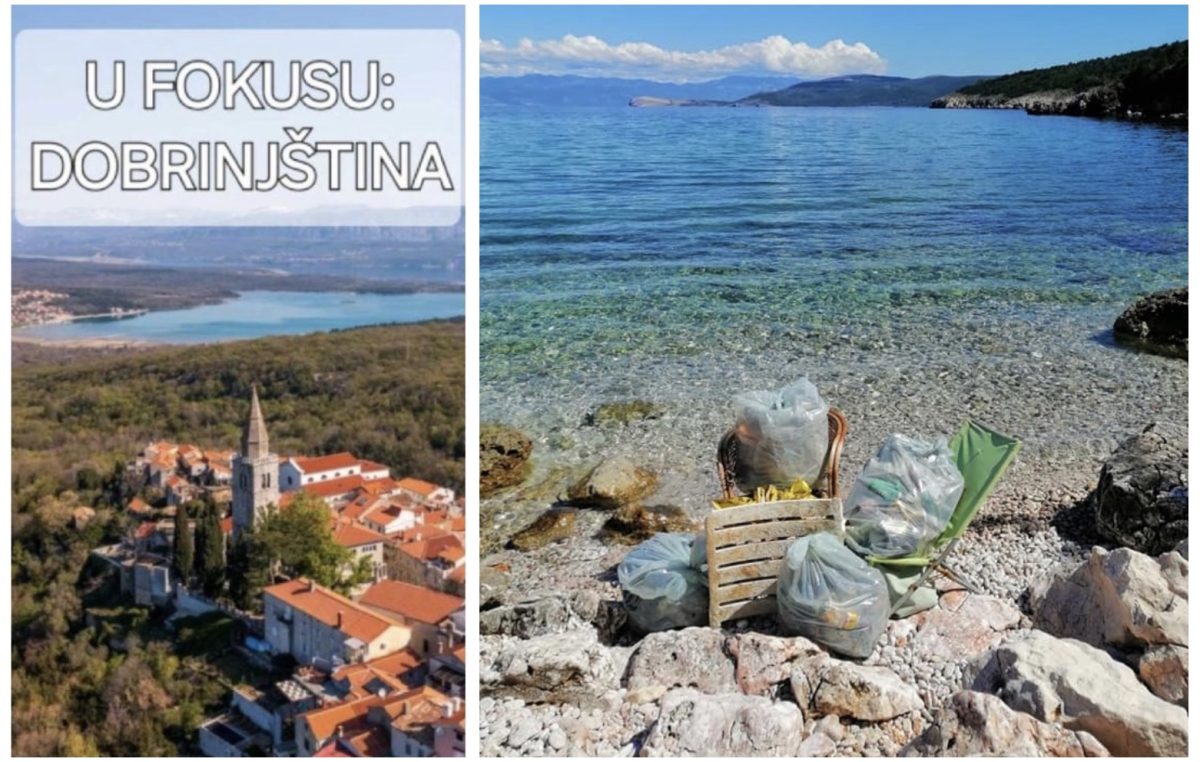 Akcija čišćenja vanjskih prirodnih plaža na Dobrinjštini
