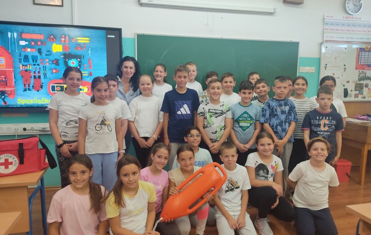 Održane edukacije „Kodovi sigurnosti na vodi“ za učenike osnovnih škola na otoku Krku
