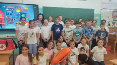 Održane edukacije „Kodovi sigurnosti na vodi“ za učenike osnovnih škola na otoku Krku