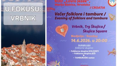 Večer folklora i tambure: na Škujicu stižu gosti iz Marije Bistrice