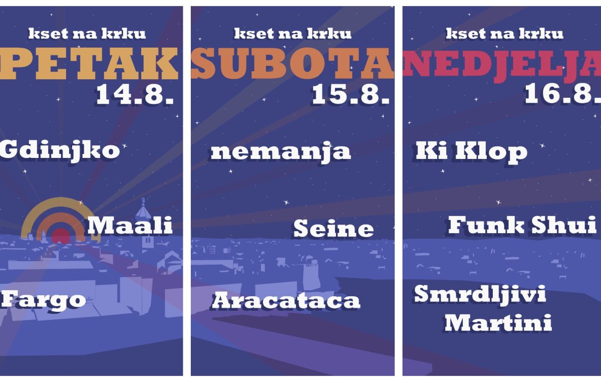 KSET na Krku predstavlja lineup po danima