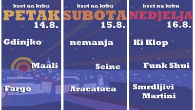 KSET na Krku predstavlja lineup po danima
