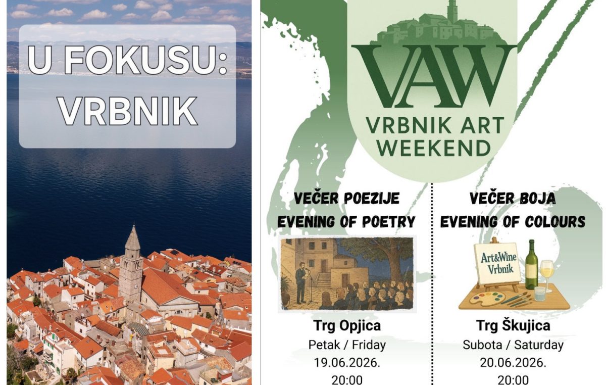 [PROGRAM] Vrbnik Art Weekend i proslava Ivanje uz Gustafe