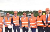 Lukanović i Butković obišli radove na čvoru Matulji: Projekt od strateške važnosti napreduje brže od planiranog